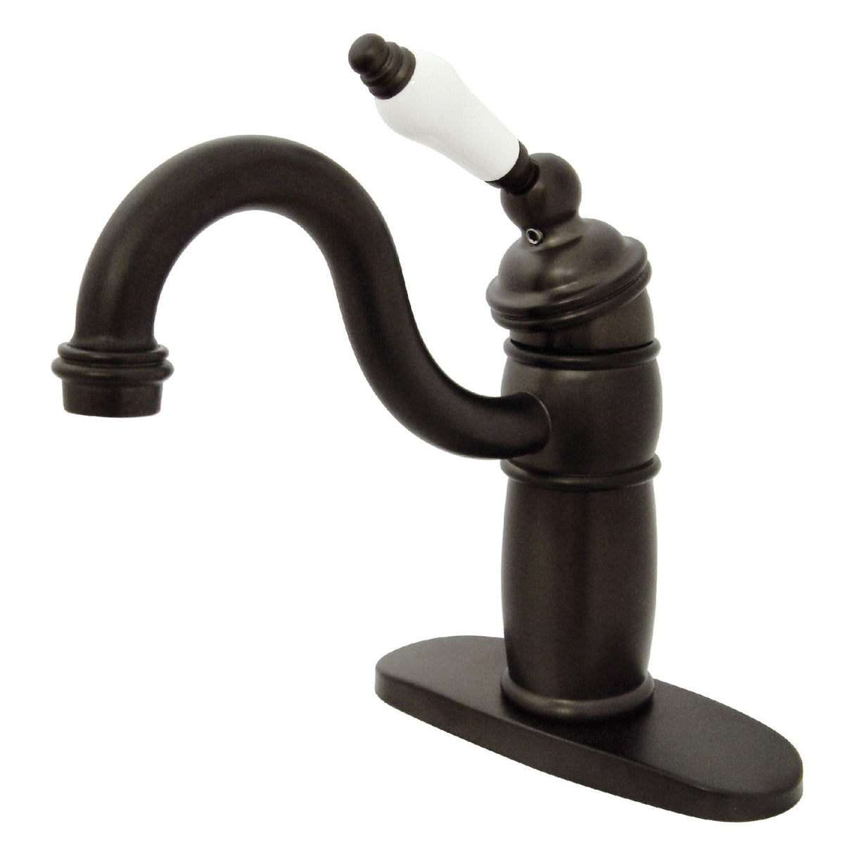 Victorian KB1485PL Single-Handle 1-Hole Deck Mount Bar Faucet, Oil Rubbed Bronze