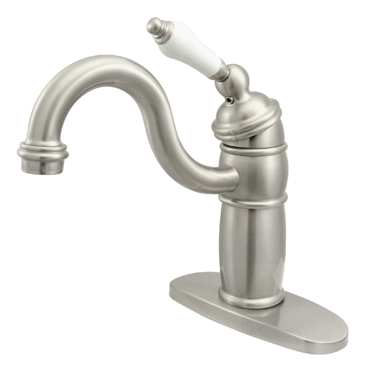 Victorian KB1488PL Single-Handle 1-Hole Deck Mount Bar Faucet, Brushed Nickel