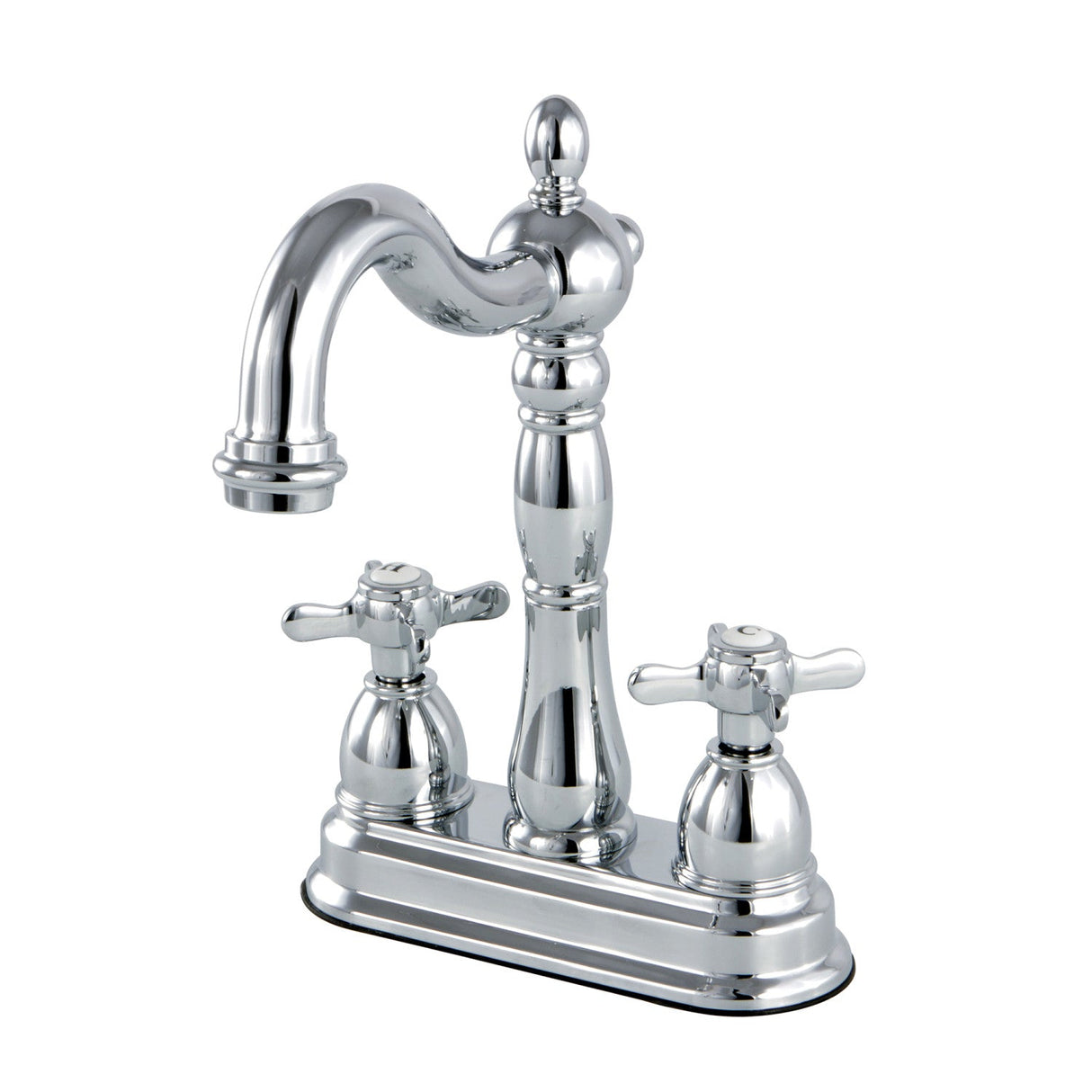 Essex KB1491BEX Two-Handle 2-Hole Deck Mount Bar Faucet, Polished Chrome