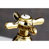 Essex KB1492BEX Two-Handle 2-Hole Deck Mount Bar Faucet, Polished Brass