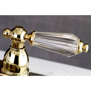 Wilshire KB1492WLL Two-Handle 2-Hole Deck Mount Bar Faucet, Polished Brass