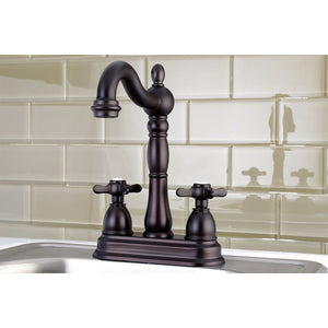 Essex KB1495BEX Two-Handle 2-Hole Deck Mount Bar Faucet, Oil Rubbed Bronze
