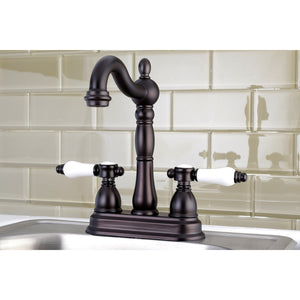 Bel-Air KB1495BPL Two-Handle 2-Hole Deck Mount Bar Faucet, Oil Rubbed Bronze