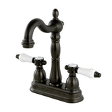 Bel-Air KB1495BPL Two-Handle 2-Hole Deck Mount Bar Faucet, Oil Rubbed Bronze