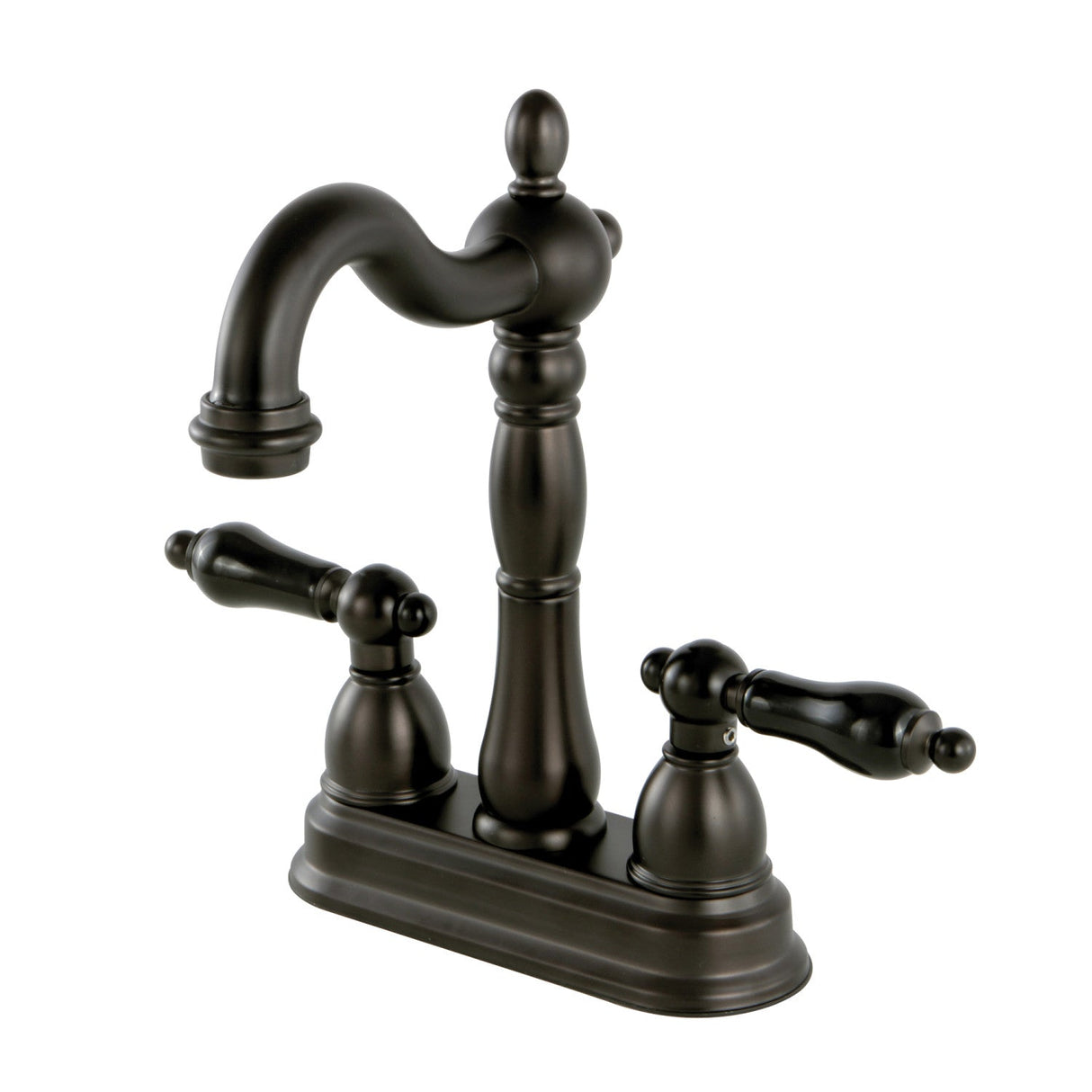 Duchess KB1495PKL Two-Handle 2-Hole Deck Mount Bar Faucet, Oil Rubbed Bronze