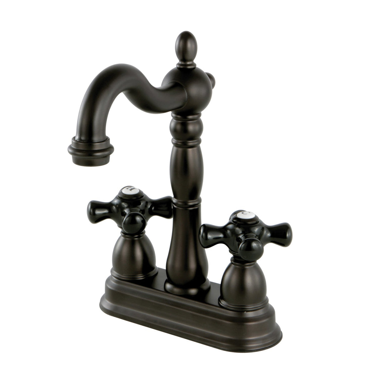 Duchess KB1495PKX Two-Handle 2-Hole Deck Mount Bar Faucet, Oil Rubbed Bronze