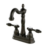 Tudor KB1495TAL Two-Handle 2-Hole Deck Mount Bar Faucet, Oil Rubbed Bronze