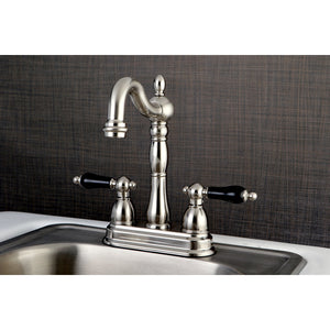 Duchess KB1498PKL Two-Handle 2-Hole Deck Mount Bar Faucet, Brushed Nickel