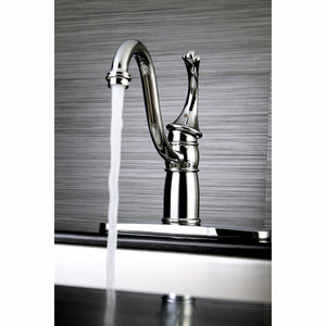 Georgian KB1571GLLS Single-Handle 1-or-3 Hole Deck Mount Kitchen Faucet, Polished Chrome