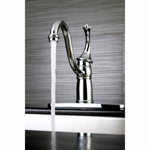 Georgian KB1571GLLS Single-Handle 1-or-3 Hole Deck Mount Kitchen Faucet, Polished Chrome