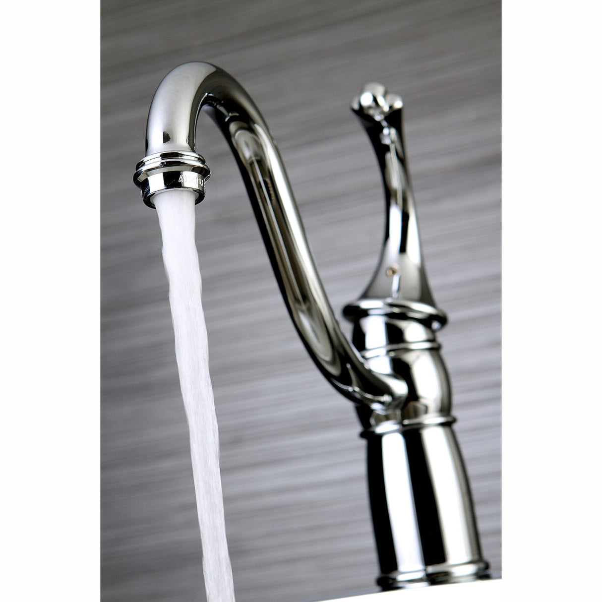 Georgian KB1571GLLS Single-Handle 1-or-3 Hole Deck Mount Kitchen Faucet, Polished Chrome