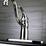 Georgian KB1571GLLS Single-Handle 1-or-3 Hole Deck Mount Kitchen Faucet, Polished Chrome