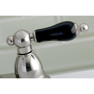 Duchess KB1608PKL Two-Handle 3-Hole Deck Mount 4" Centerset Bathroom Faucet with Plastic Pop-Up, Brushed Nickel
