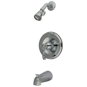 KB1631FL Single-Handle 3-Hole Wall Mount Tub and Shower Faucet, Polished Chrome