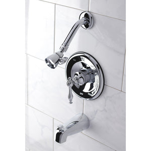 KB1631NL Single-Handle 3-Hole Wall Mount Tub and Shower Faucet, Polished Chrome