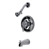 KB1631NL Single-Handle 3-Hole Wall Mount Tub and Shower Faucet, Polished Chrome
