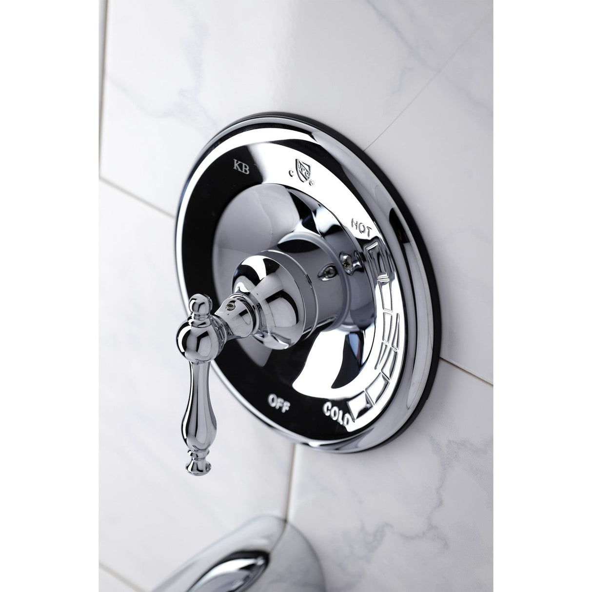 KB1631NLTO Single-Handle 2-Hole Wall Mount Tub and Shower Faucet Tub Only, Polished Chrome