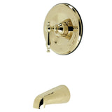 KB1632NLTO Single-Handle 2-Hole Wall Mount Tub and Shower Faucet Tub Only, Polished Brass