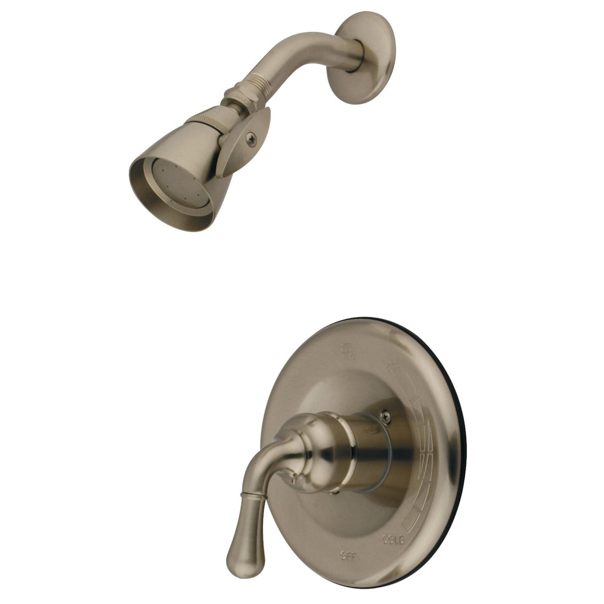 Magellan KB1638SO Single-Handle 2-Hole Wall Mount Shower Faucet, Brushed Nickel