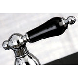 Duchess KB1751PKLBS Two-Handle 4-Hole Deck Mount 8" Centerset Kitchen Faucet with Side Sprayer, Polished Chrome