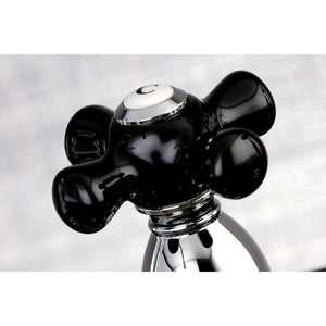 Duchess KB1751PKXBS Two-Handle 4-Hole Deck Mount 8" Centerset Kitchen Faucet with Side Sprayer, Polished Chrome