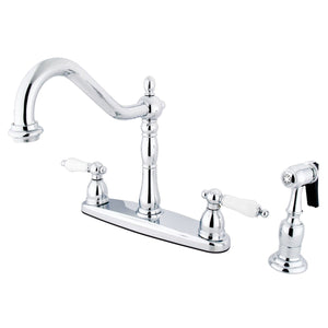 Heritage KB1751PLBS Two-Handle 4-Hole Deck Mount 8