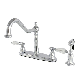 Wilshire KB1751WLLBS Two-Handle 4-Hole Deck Mount 8