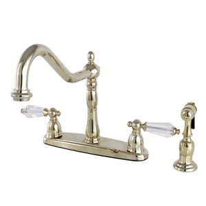 Wilshire KB1752WLLBS Two-Handle 4-Hole Deck Mount 8