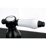 Bel-Air KB1755BPLBS Two-Handle 4-Hole Deck Mount 8" Centerset Kitchen Faucet with Side Sprayer, Oil Rubbed Bronze