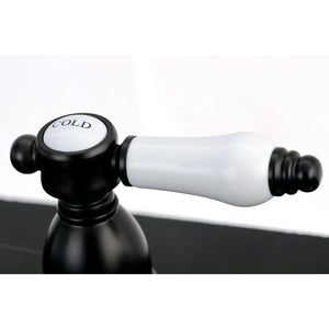 Bel-Air KB1755BPLBS Two-Handle 4-Hole Deck Mount 8" Centerset Kitchen Faucet with Side Sprayer, Oil Rubbed Bronze