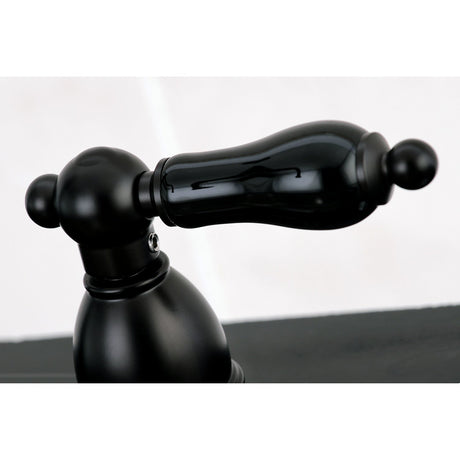 Duchess KB1755PKLBS Two-Handle 4-Hole Deck Mount 8" Centerset Kitchen Faucet with Side Sprayer, Oil Rubbed Bronze
