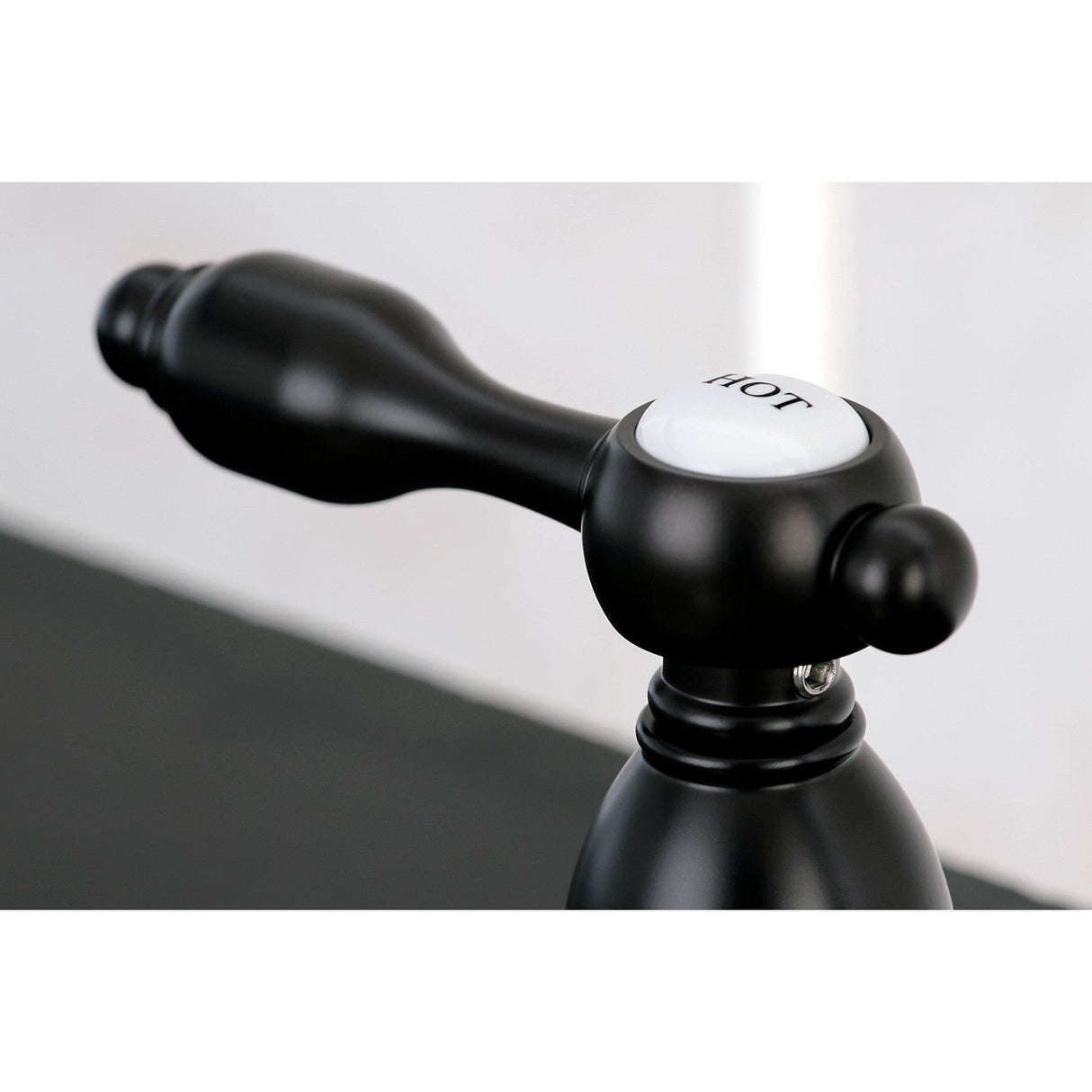 Tudor KB1755TALBS Two-Handle 4-Hole Deck Mount 8" Centerset Kitchen Faucet with Side Sprayer, Oil Rubbed Bronze