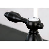 Tudor KB1755TALBS Two-Handle 4-Hole Deck Mount 8" Centerset Kitchen Faucet with Side Sprayer, Oil Rubbed Bronze