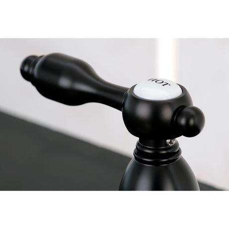 Tudor KB1755TALBS Two-Handle 4-Hole Deck Mount 8" Centerset Kitchen Faucet with Side Sprayer, Oil Rubbed Bronze