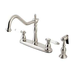 Bel-Air KB1758BPLBS Two-Handle 4-Hole Deck Mount 8