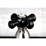Duchess KB1758PKXBS Two-Handle 4-Hole Deck Mount 8" Centerset Kitchen Faucet with Side Sprayer, Brushed Nickel