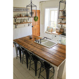Heritage KB1795AXBS Two-Handle 4-Hole Deck Mount Widespread Kitchen Faucet with Brass Sprayer, Oil Rubbed Bronze