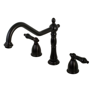 Duchess KB1795PKLLS Two-Handle 3-Hole Deck Mount Widespread Kitchen Faucet, Oil Rubbed Bronze