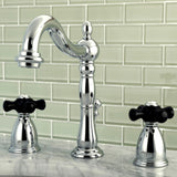Duchess KB1971PKX Two-Handle 3-Hole Deck Mount Widespread Bathroom Faucet with Plastic Pop-Up, Polished Chrome