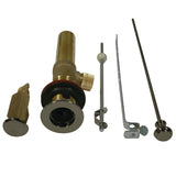 Trimscape KB2008 Brass Pop-Up Bathroom Sink Drain with Overflow, 22 Gauge, Brushed Nickel