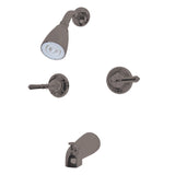 Magellan KB245 Two-Handle 4-Hole Wall Mount Tub and Shower Faucet, Oil Rubbed Bronze