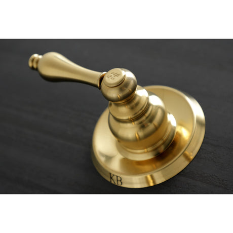 Victorian KB247AL Two-Handle 4-Hole Wall Mount Tub and Shower Faucet, Brushed Brass