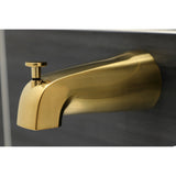 Victorian KB247AL Two-Handle 4-Hole Wall Mount Tub and Shower Faucet, Brushed Brass