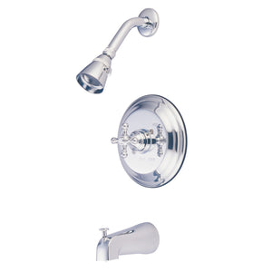 Metropolitan KB2631BX Single-Handle 3-Hole Wall Mount Tub and Shower Faucet, Polished Chrome