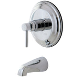 Concord KB2631DLTO Single-Handle 2-Hole Wall Mount Tub Only Faucet, Polished Chrome