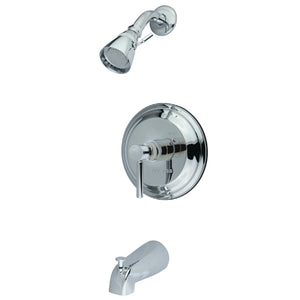 Concord KB2631DL Single-Handle 3-Hole Wall Mount Tub and Shower Faucet, Polished Chrome