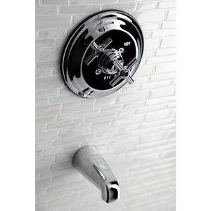 KB2631EXTO Single-Handle 2-Hole Wall Mount Tub and Shower Faucet Tub Only, Polished Chrome