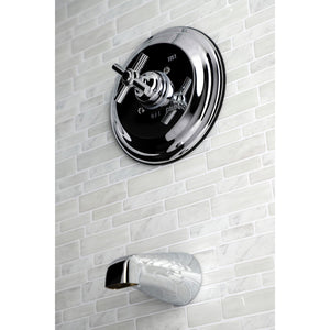 KB2631EXTO Single-Handle 2-Hole Wall Mount Tub and Shower Faucet Tub Only, Polished Chrome