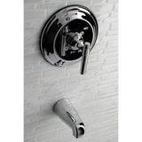 KB2631MLTTO Single-Handle 2-Hole Wall Mount Tub and Shower Faucet Tub Trim Only, Polished Chrome