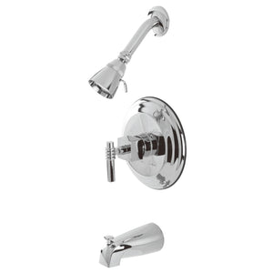 Milano KB2631QL Single-Handle 3-Hole Wall Mount Tub and Shower Faucet, Polished Chrome